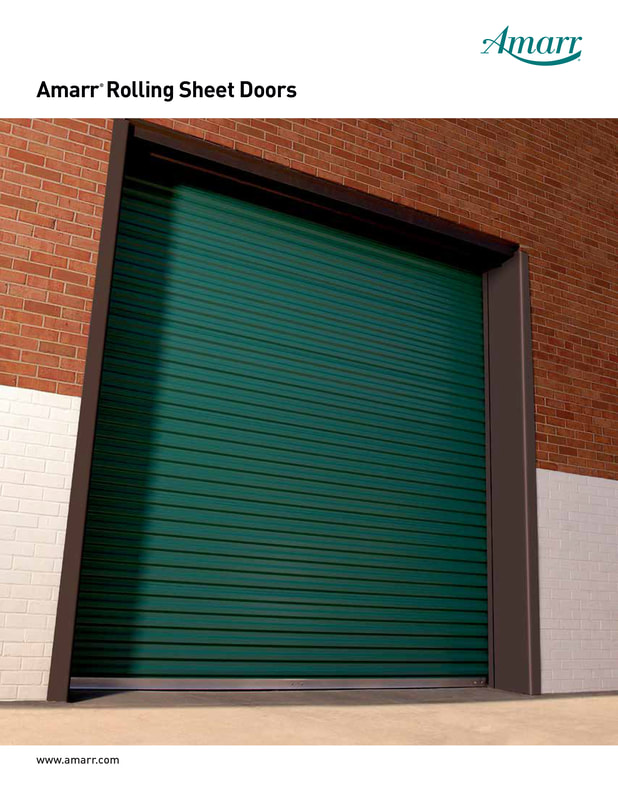 Amarr Commercial Garage Doors - Rolling Sheet Doors at Creative Aluminum Products in Jasper, Alabama