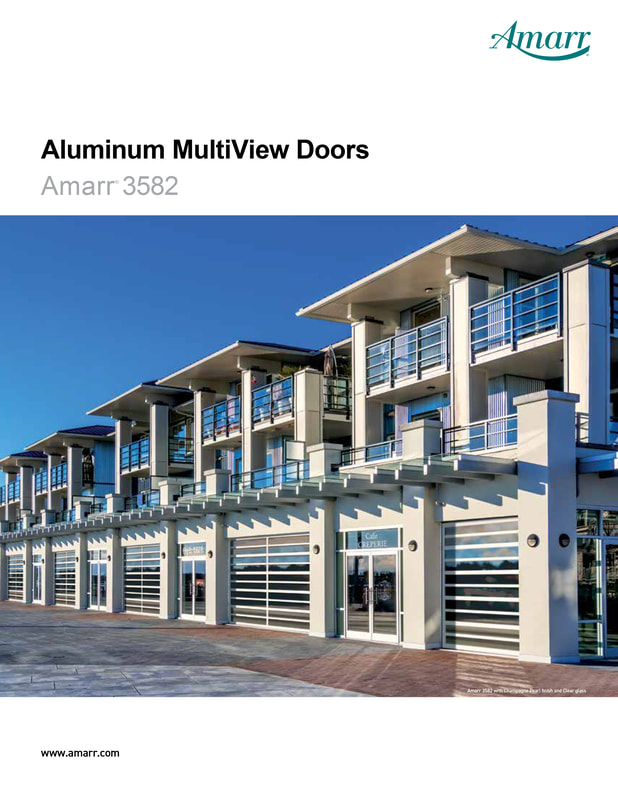 Amarr Commercial Garage Doors - Aluminum MultiView Doors at Creative Aluminum Products in Jasper, Alabama