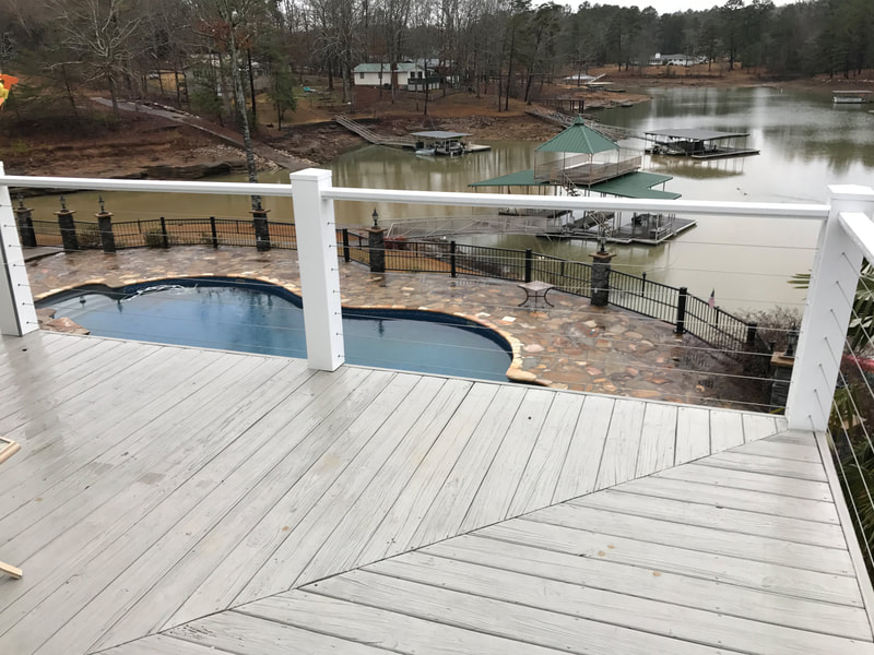Cable Railing by Creative Aluminum Products Co Inc. in Jasper, Alabama